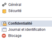 confidentialité facebook