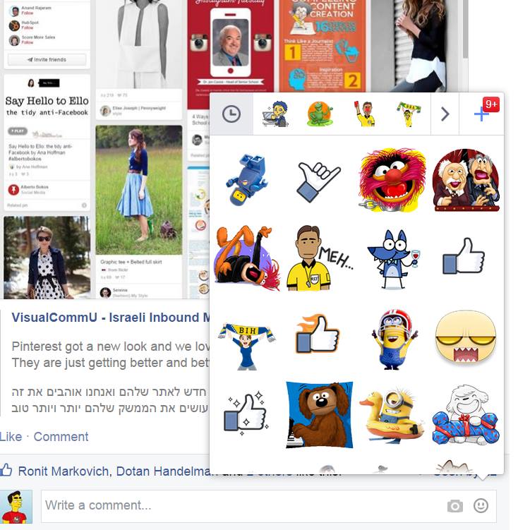 stickers facebook