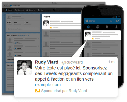 tweets sponsorisés Twitter