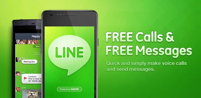 line appels gratuits