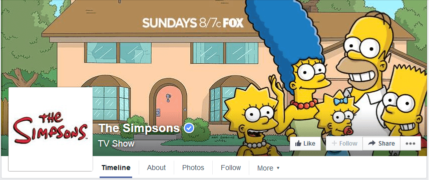 photo couverture facebook simpsons