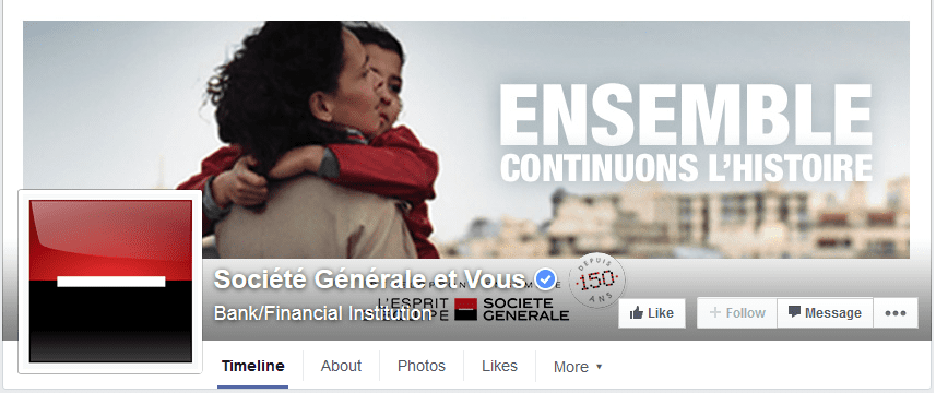 photo couverture facebook societe generale