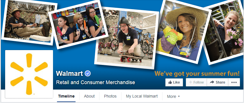 photo couverture facebook walmart