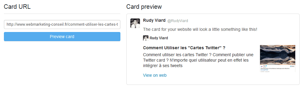 validation twitter card