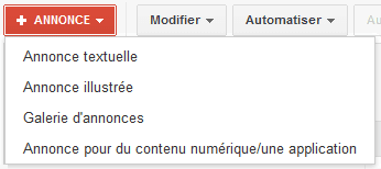 créer une annonce google adwords