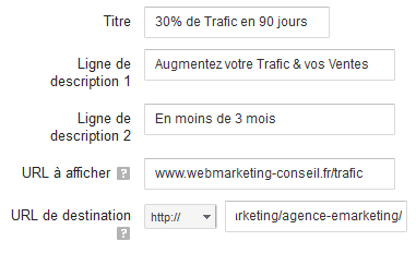 créer une publicité google adwords