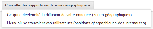 rapport ciblage géographique