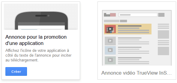 créer une annonce pour la promotion d'une application mobile