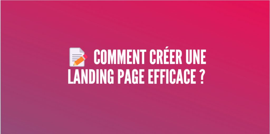 créer landing page