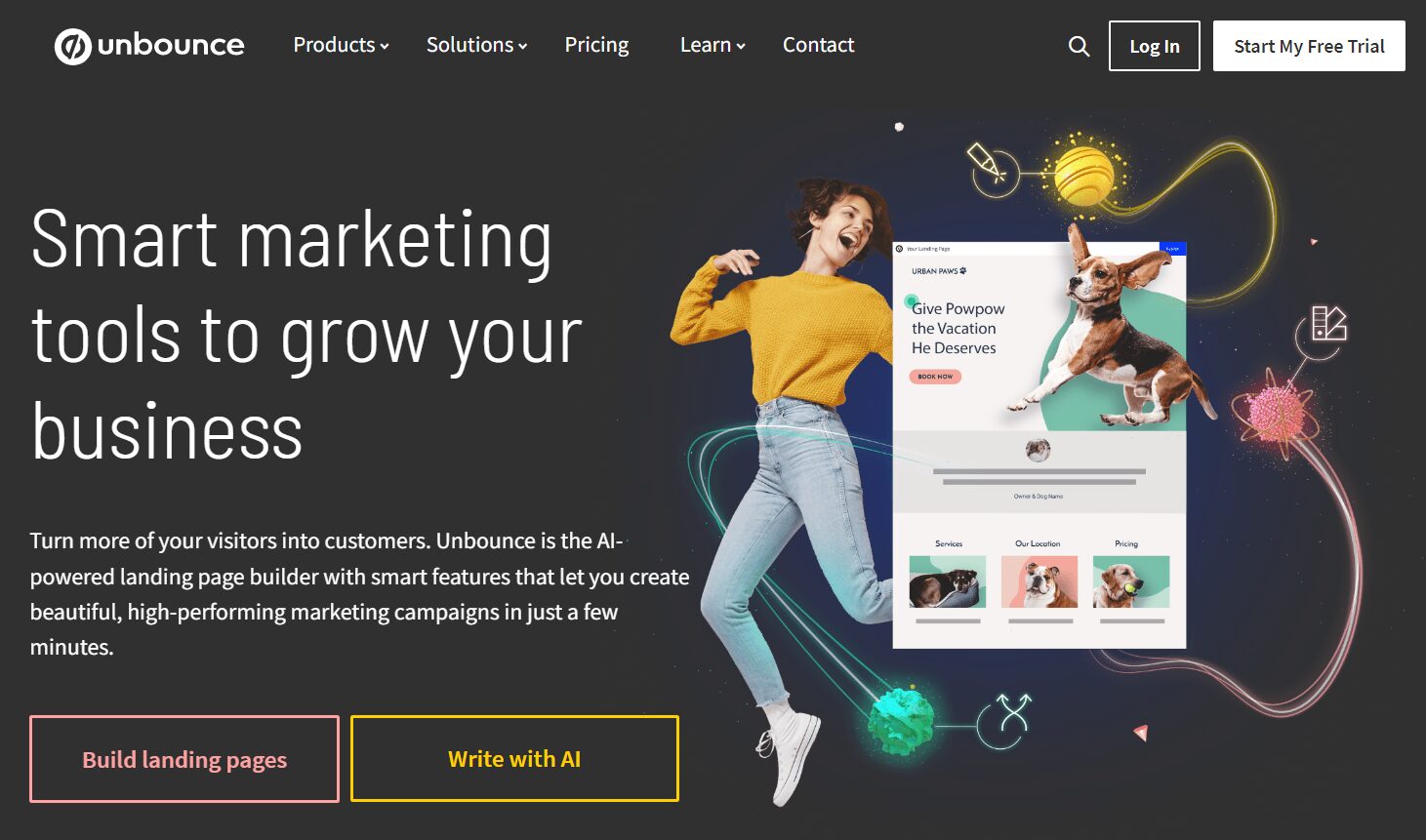 créer landing pages