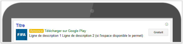 publicité adwords tablette