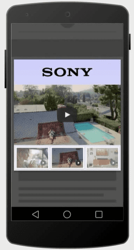 lightbox video sur mobile