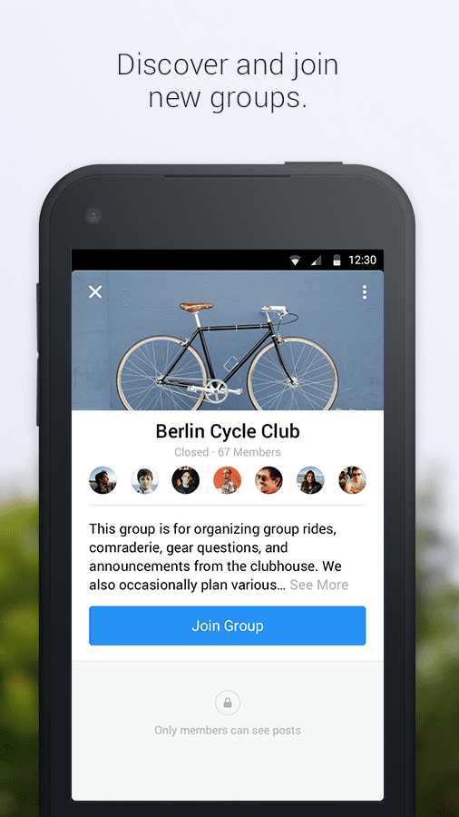 application facebook groups