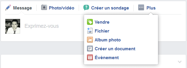 fonctionnalités groupes facebook