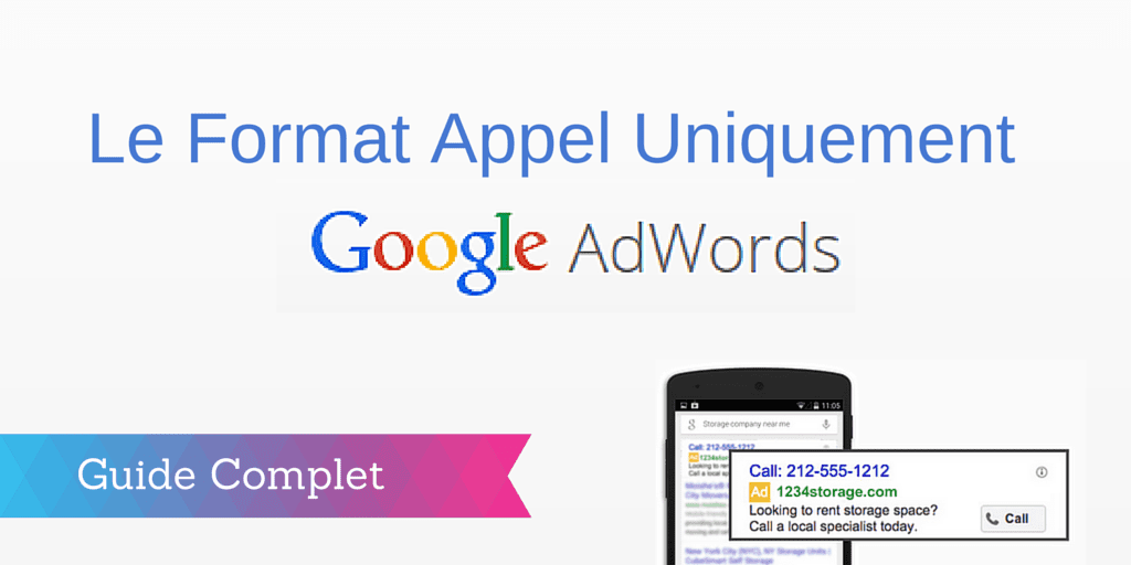 appel uniquement adwords