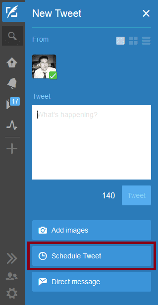 planifier tweet avance