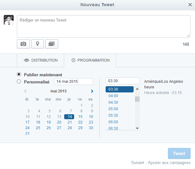 planifier twitter