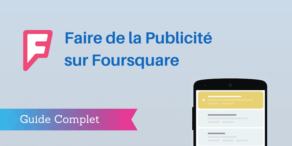 publicité foursquare