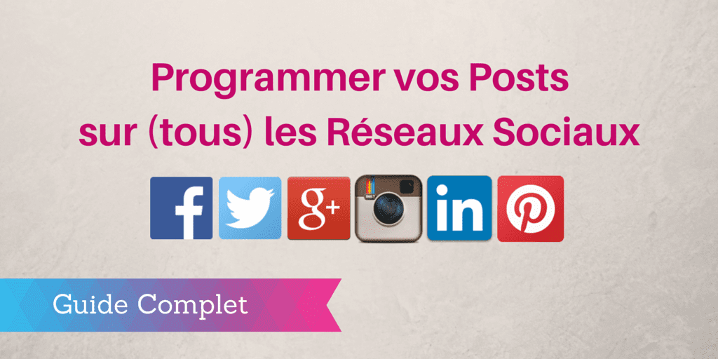 programmer réseaux sociaux