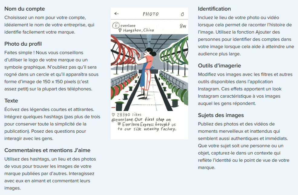 optimiser instagram