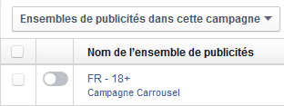 facebook carrousel