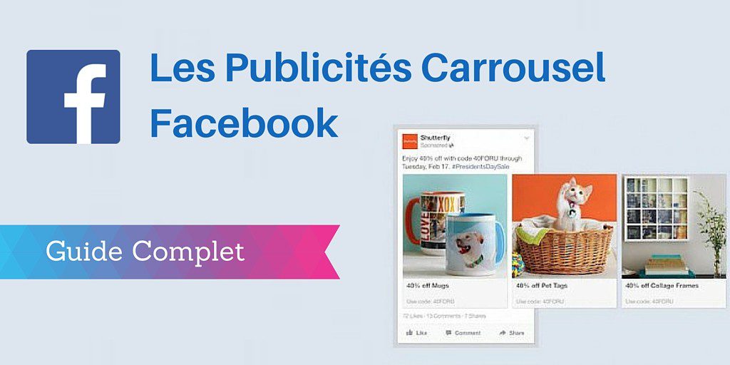 publicité carrousel facebook