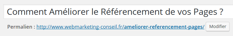 amélioration référencement