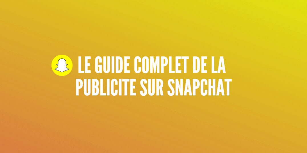 publicité snapchat