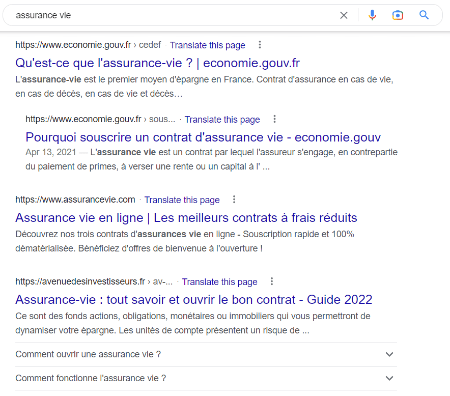 optimisation mots-clés google