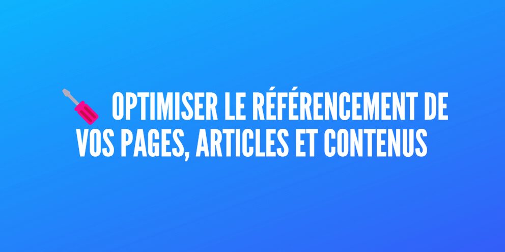 optimiser référencement