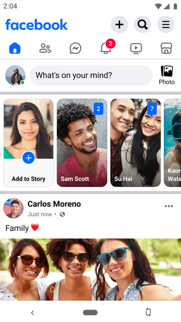 application facebook lite