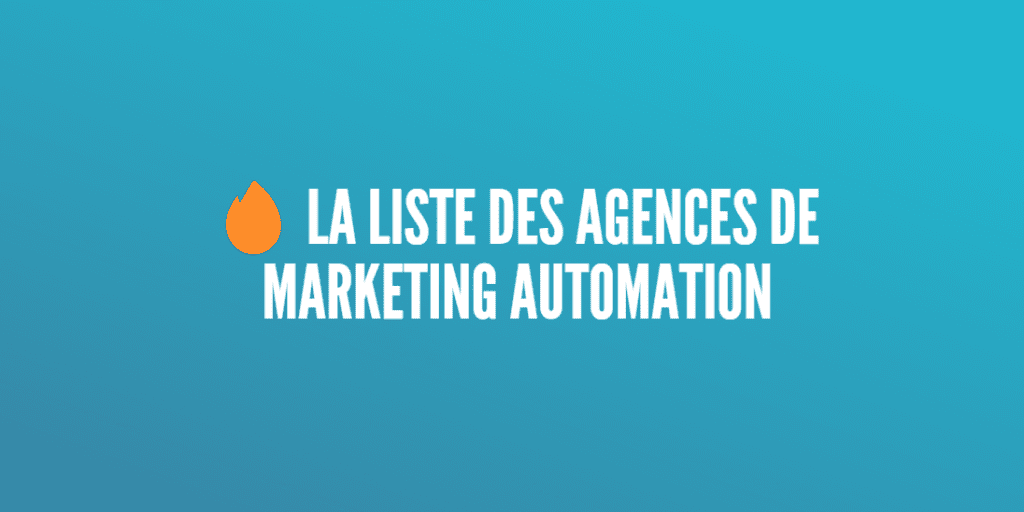 agences marketing automation