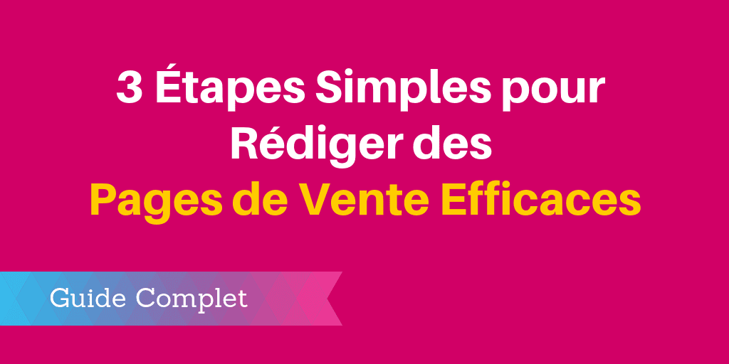 rédiger page de vente