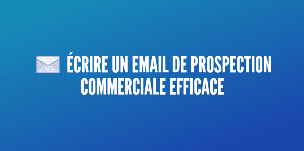 email de prospection commerciale