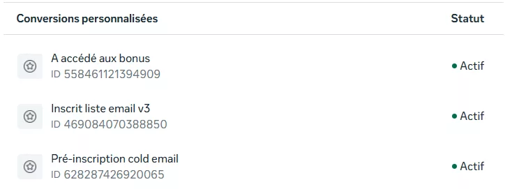 conversions facebook
