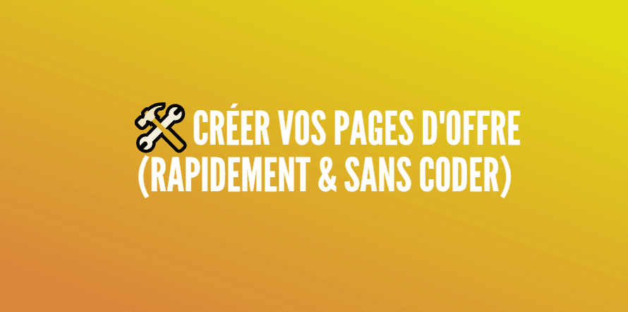 créer page offre