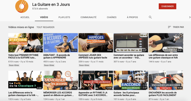 trouver idée chaîne youtube