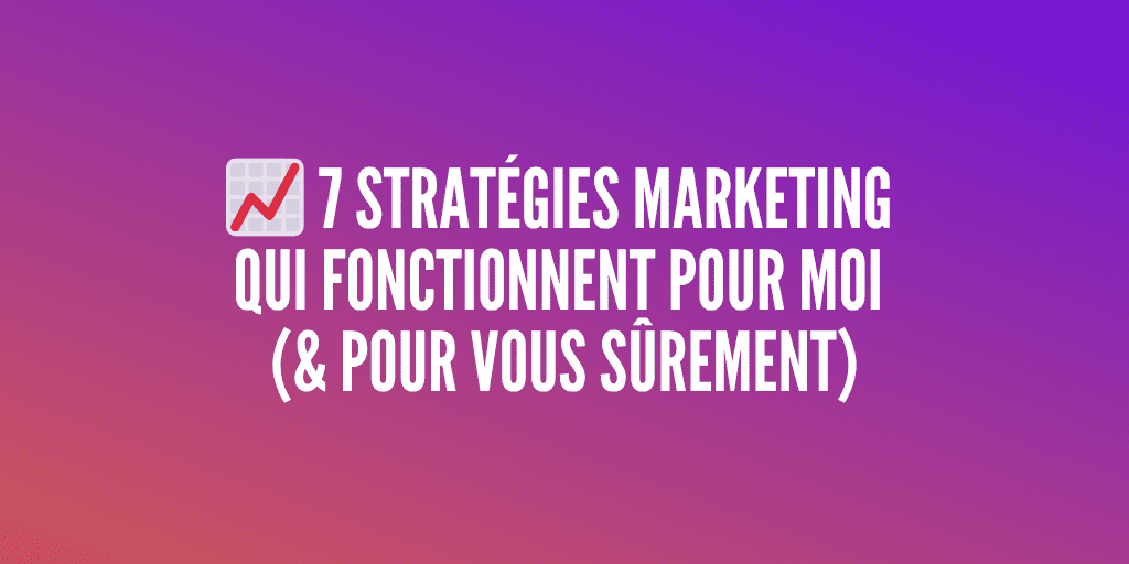stratégies marketing