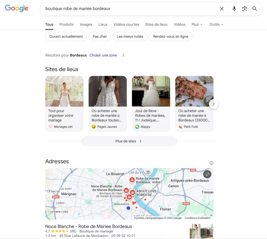 référencement google maps