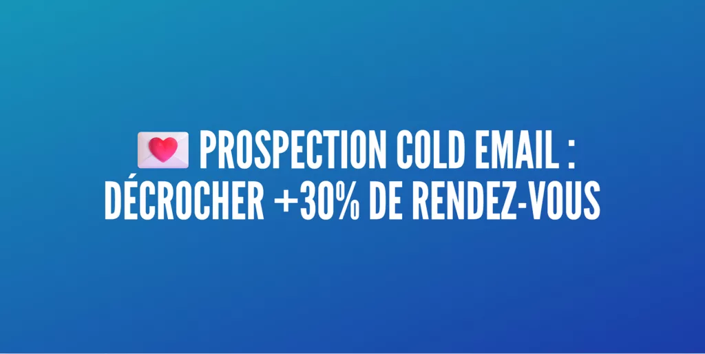prospection cold email