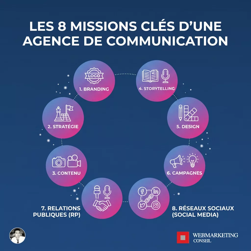 Missions d'une agence de communication