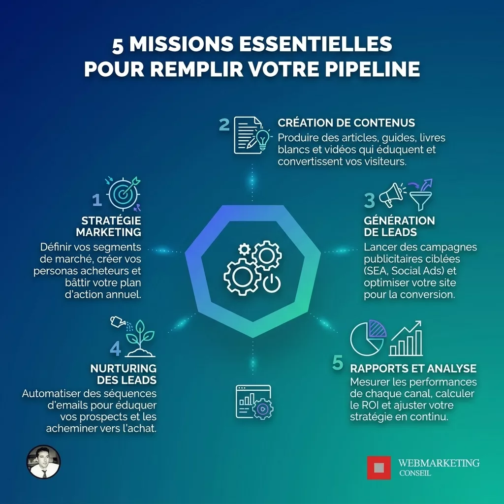 Les 5 missions d'une agence marketing performante