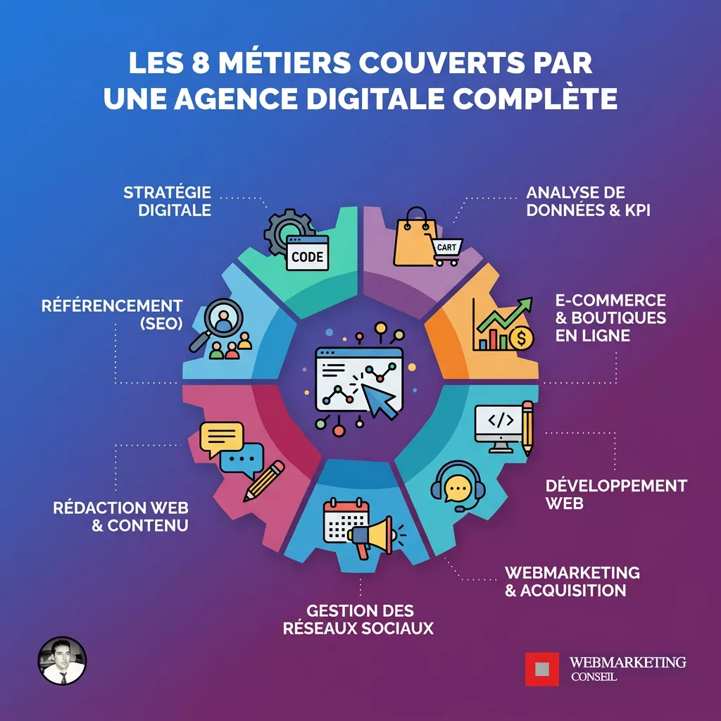 Périmètre d'action agence digitale