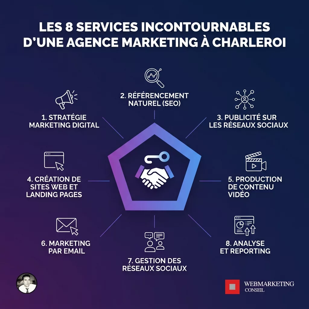 Services d'une agence marketing Charleroi