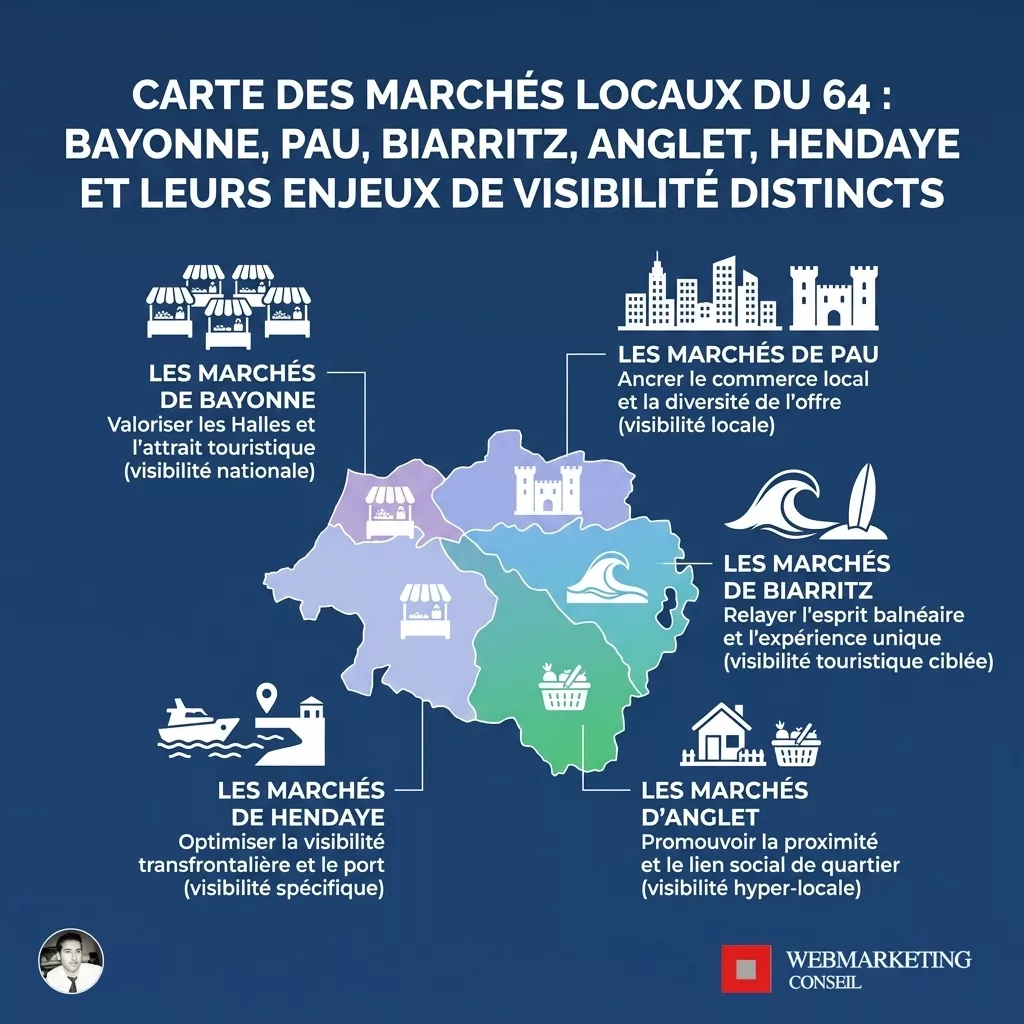Carte communication locale département 64