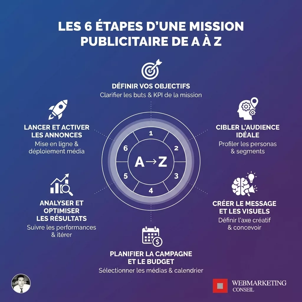 Étapes d'une campagne publicitaire complète