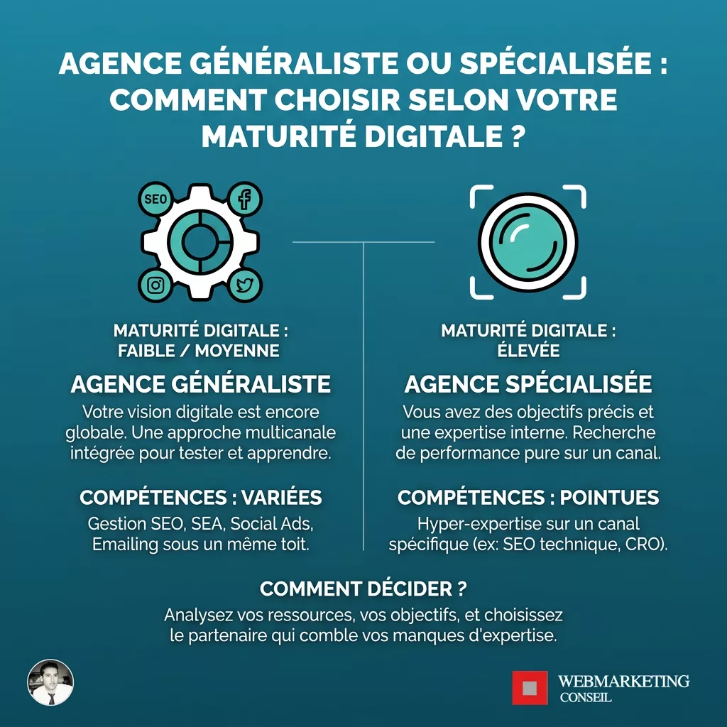 Arbre de décision pour choisir son agence