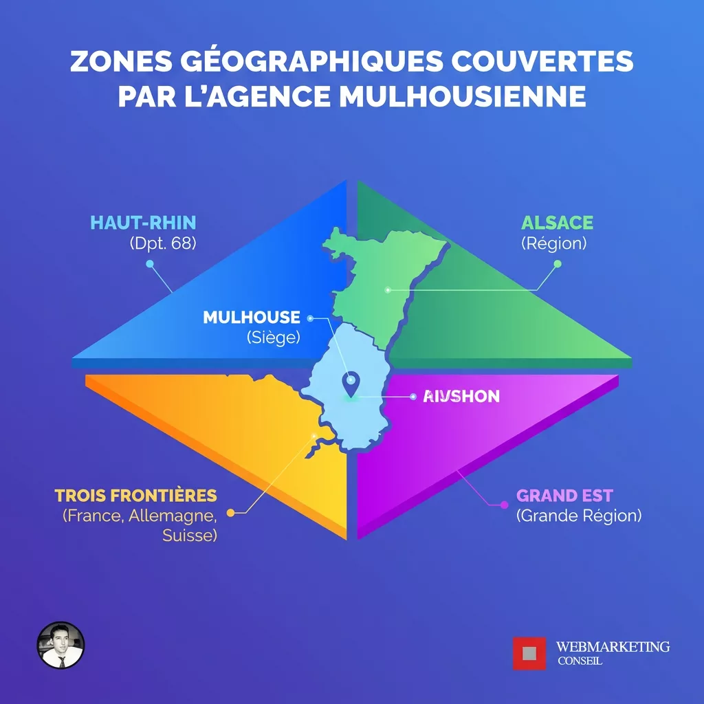 Carte zones intervention agence Mulhouse Haut-Rhin