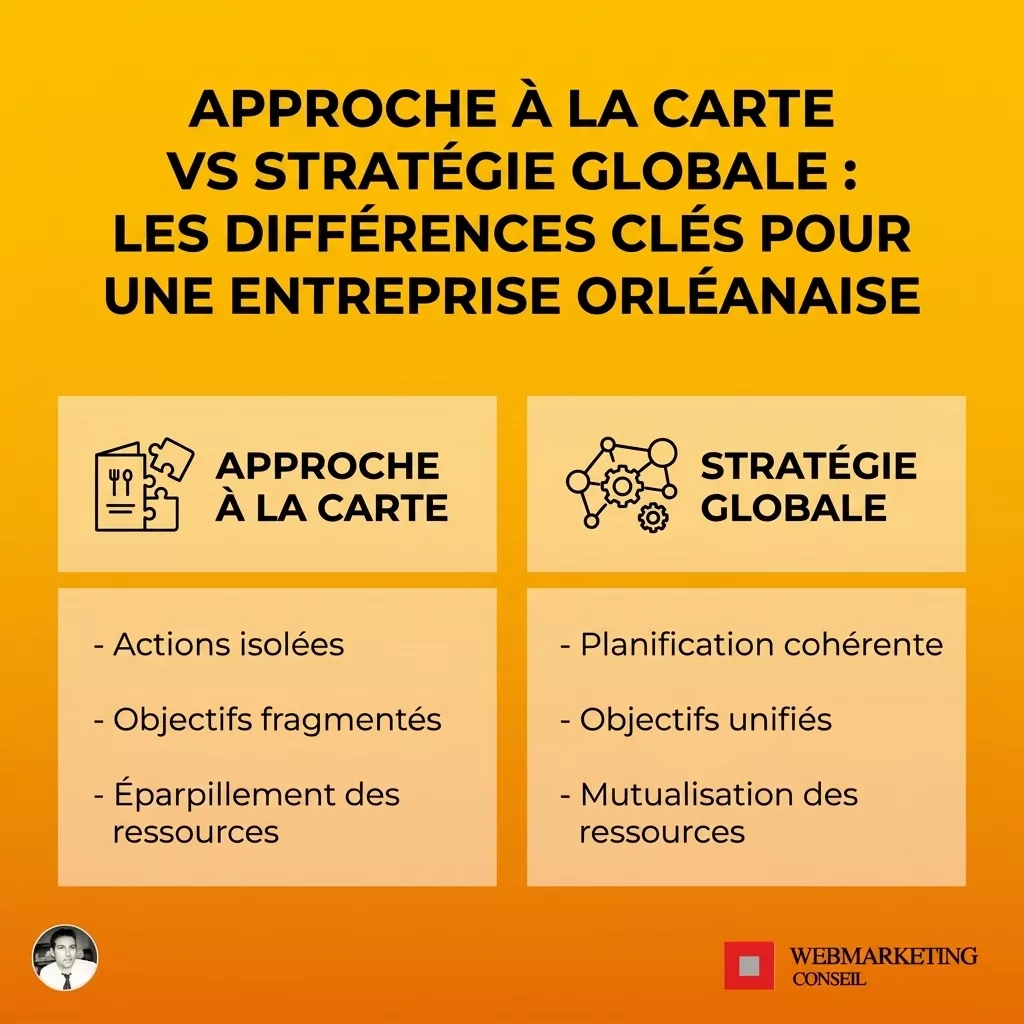 Comparatif stratégie marketing silos vs système cohérent