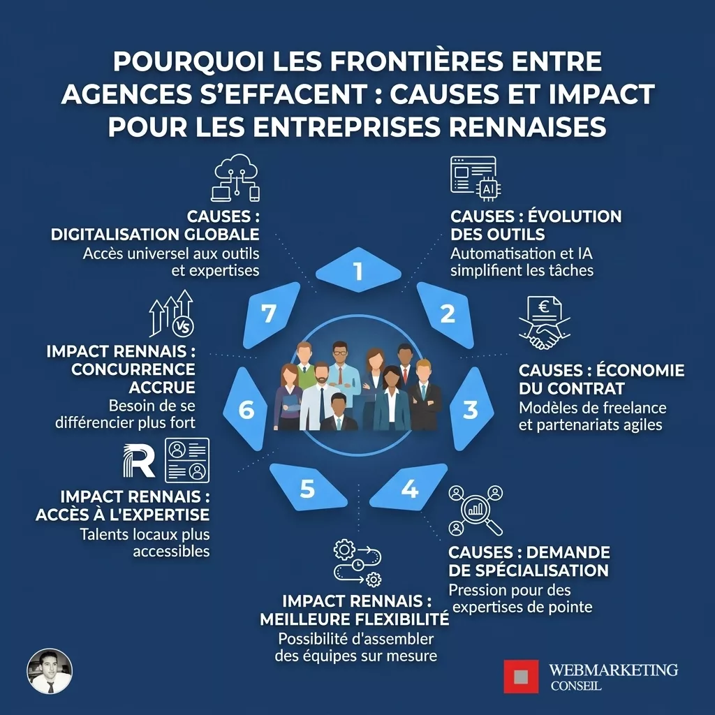 Évolution agences publicitaires Rennes